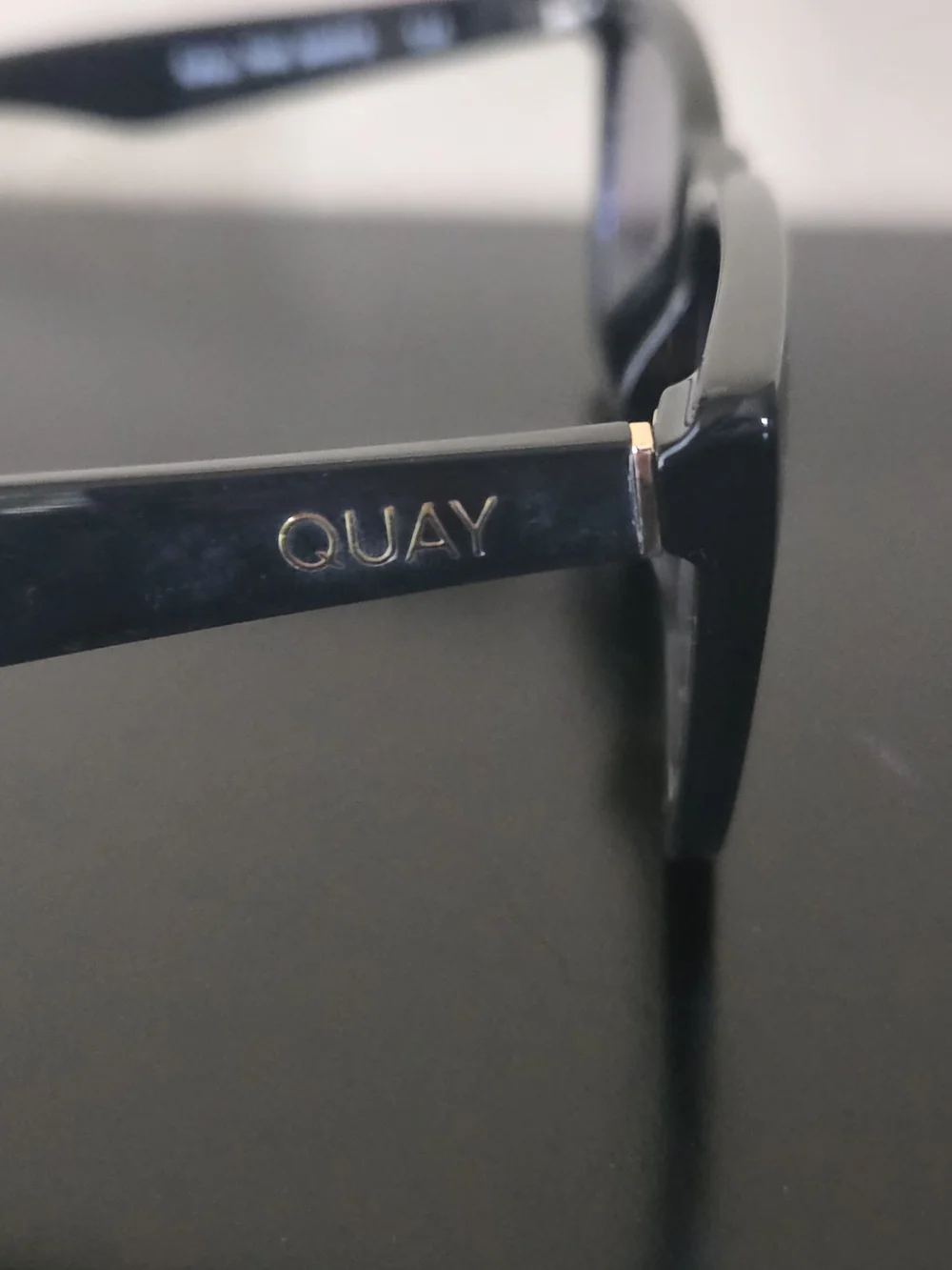 Quay Black Cat Eye Sunglasses